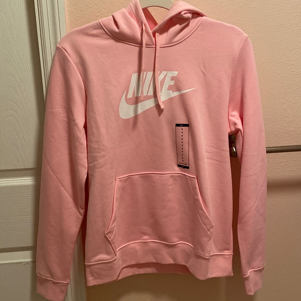Pink Nike hoodie size small (NEW WITH TAG)